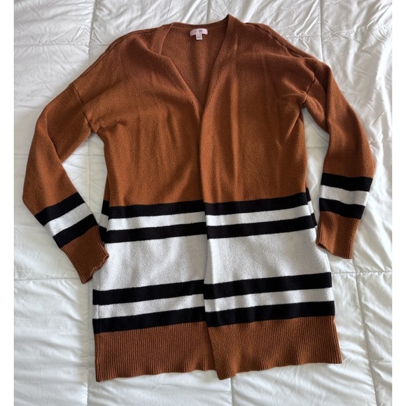 PS Love Cardigan Women's 2x /3x Sweater Long With Pockets Cotton/ Polyester EUC - Picture 1 of 8